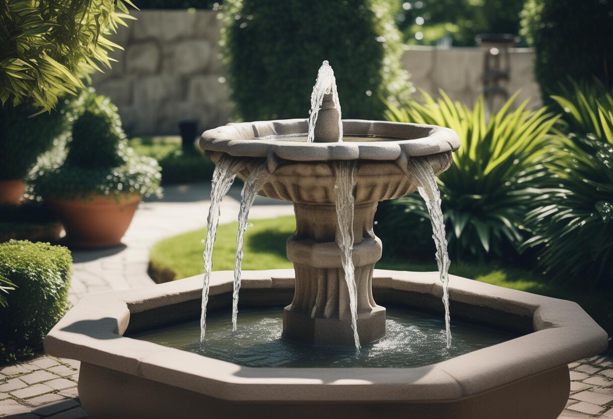 Décorer son jardin avec une fontaine eau exterieur