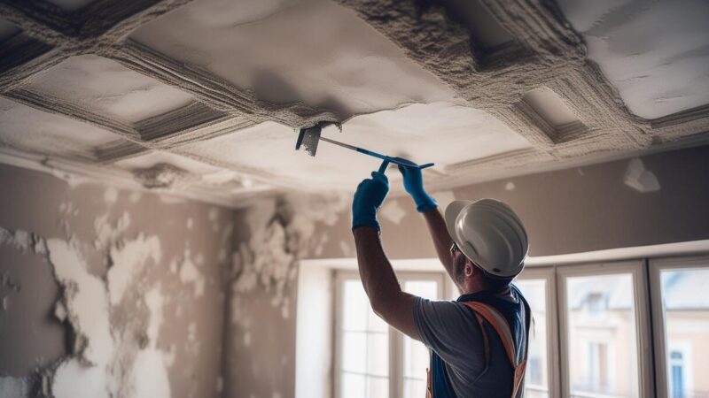Adieu le plafond popcorn : comment moderniser votre intérieur ?