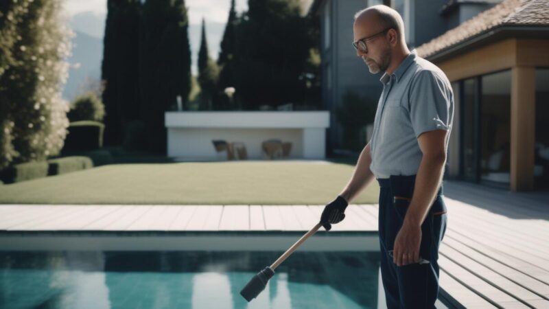 Éclairage de piscine : créer une ambiance nocturne unique.