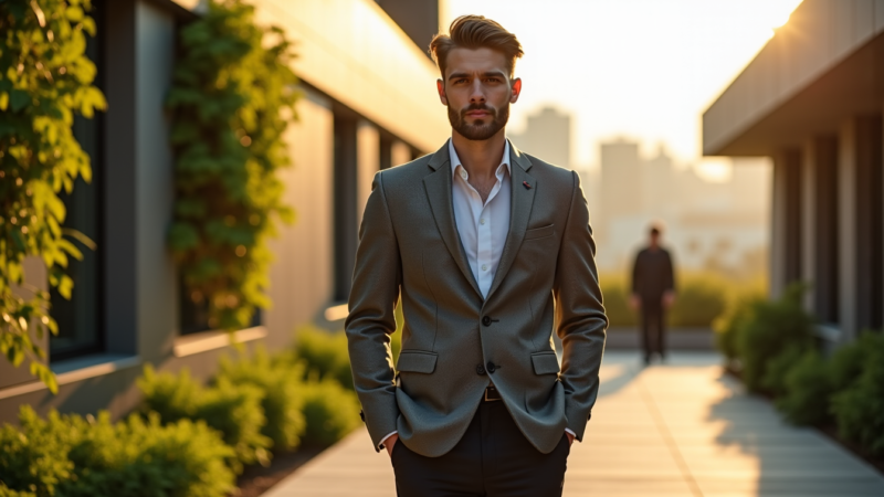 Choisir un vêtement pour homme chez Maison FT pour un style écoresponsable